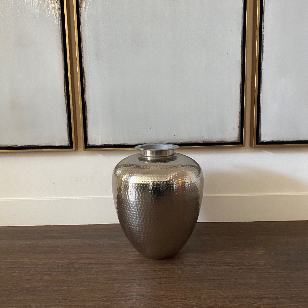 Silver / Stainless Steel Vase